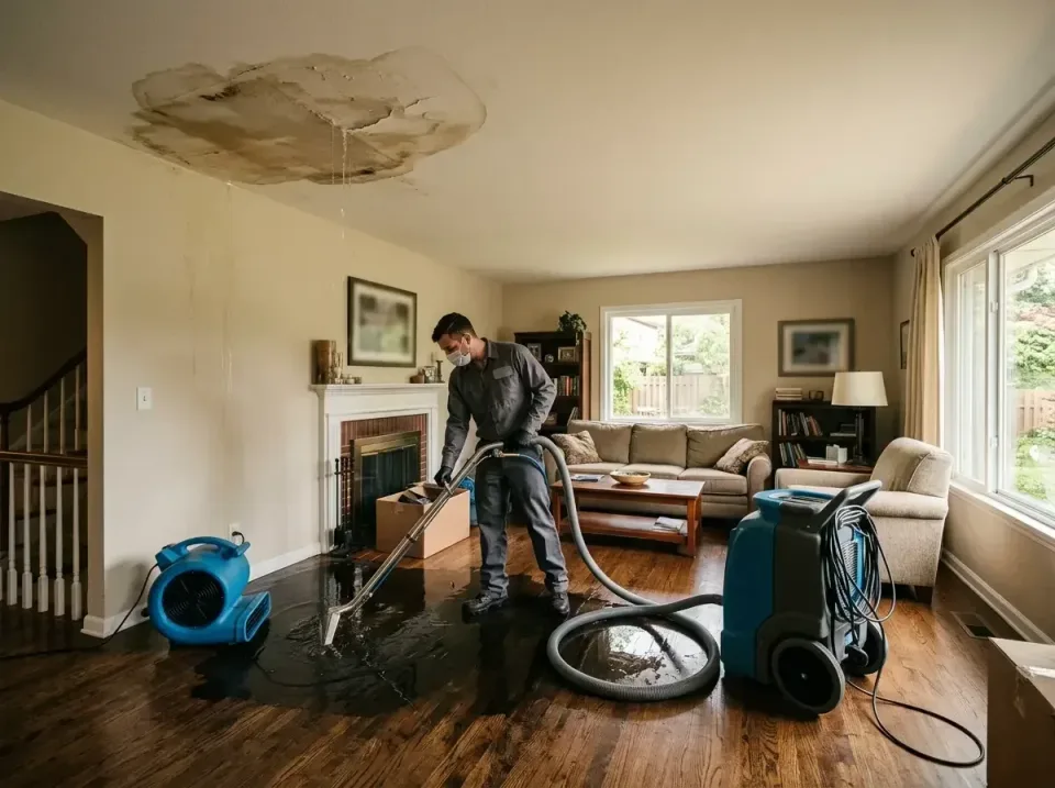 attic-pipe-burst-ceiling-drip-008 — frequently asked questions, Water Damage Restoration & Carpet Care in Jackson, LA